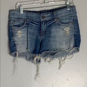 Carmar Distressed Denim raw hem Mini Shorts 28 women’s